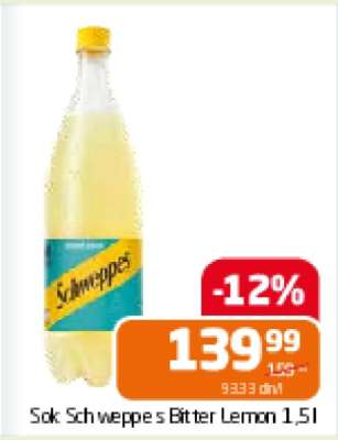 Sok Schweppes Bitter Lemon 1,5l