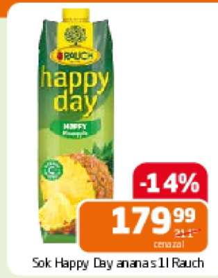 Sok Happy Day ananas 1l Rauch