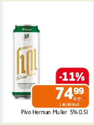 Pivo Herman Muller 5% 0.5l