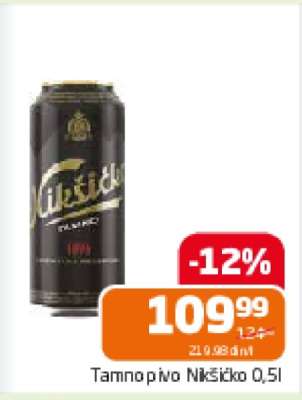 Tamno pivo Nikšićko 0,5l