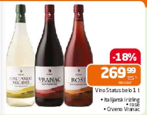 Vino Status belo 1 l