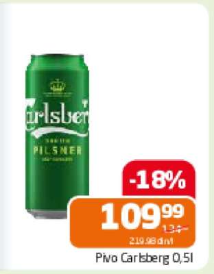 Pivo Carlsberg 0,5l