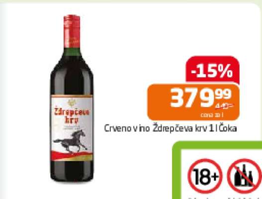 CRVENO VINO ŽDREPČEVA KRV 1 l