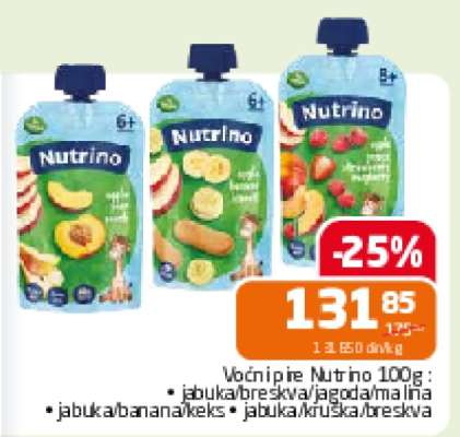 Voćni pire Nutrino 100g