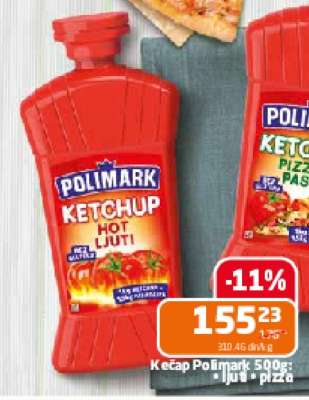 Kečap Polimark 500g