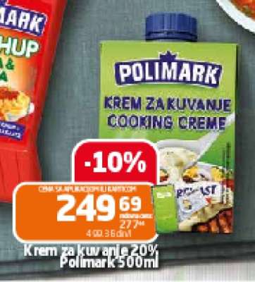 Krem za kuvanje Polimark 500ml
