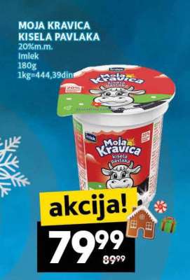 MOJA KRAVICA KISELA PAVLAKA