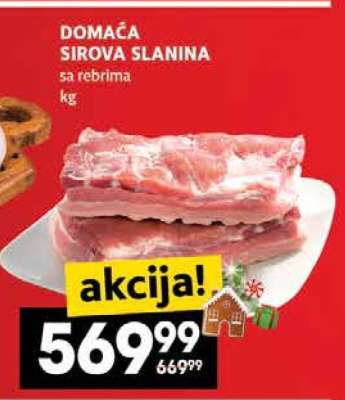 DOMAĆA SIROVA SLANINA