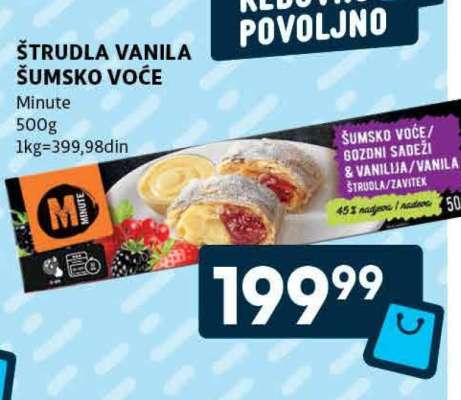 ŠTRUDLA VANILA ŠUMSKO VOĆE