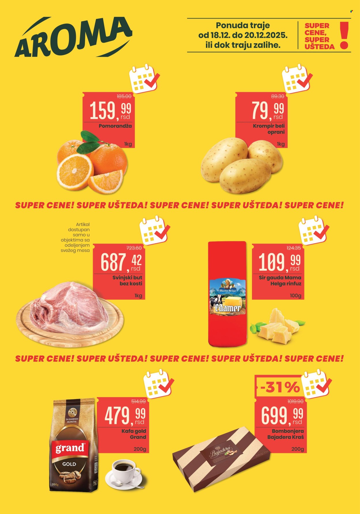 Aroma Market katalog - 18.12.2025 - 20.12.2025. Stranica 1