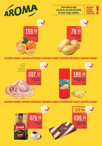 Aroma Market katalog - 18.12.2025 - 20.12.2025.