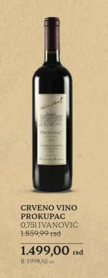 CRVENO VINO PROKUPAC