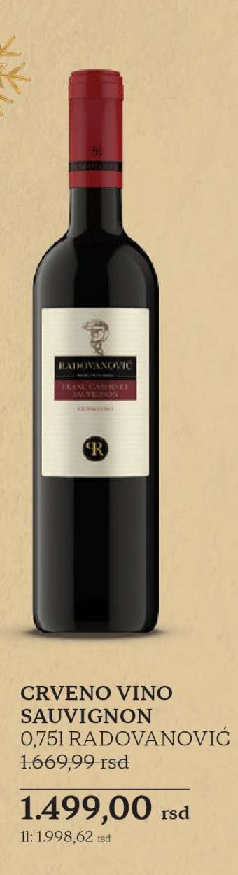 CRVENO VINO SAUVIGNON