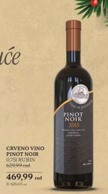 CRVENO VINO PINOT NOIR