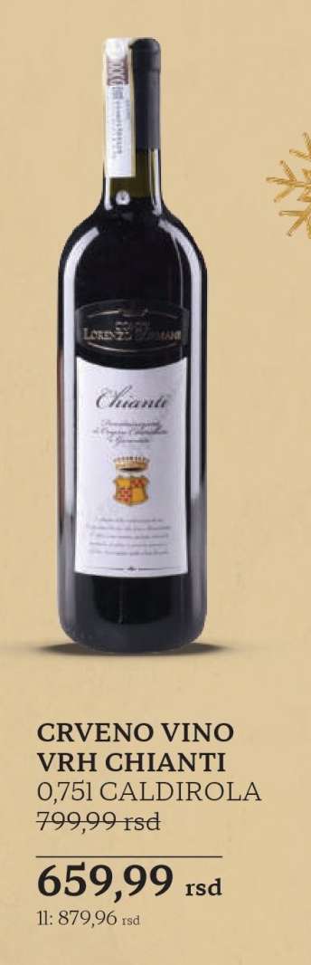 CRVENO VINO VRH CHIANTI
