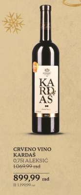 CRVENO VINO KARDAŠ