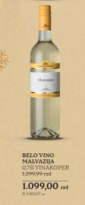 BELO VINO MALVAZIJA
