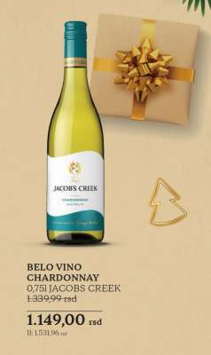 BELO VINO CHARDONNAY 0,75L JACOBS CREEK