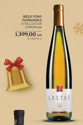 BELO VINO TAMJANIKA 0,75l LASTAR