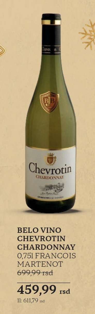 BELO VINO CHEVROTIN CHARDONNAY