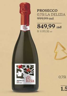 PROSECCO 0,75l LA DELIZIA
