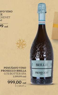 PENUŠAVO VINO PROSECCO BRILLA
