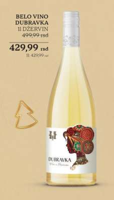 BELO VINO DUBRAVKA 1l DZERVIN