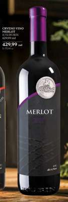 CRVENO VINO MERLOT 0,75l RUBIN