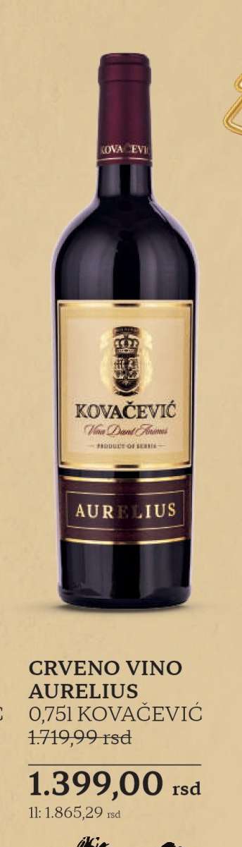 CRVENO VINO AURELIUS