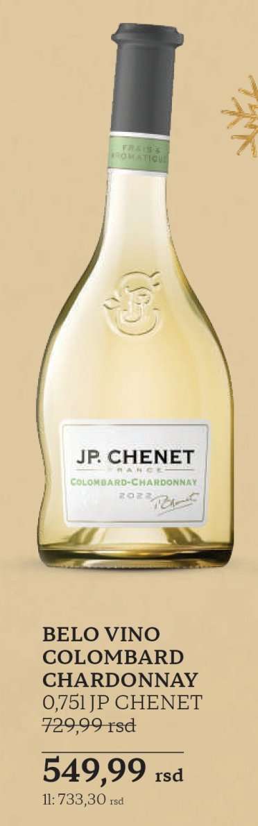 BELO VINO COLOMBARD CHARDONNAY