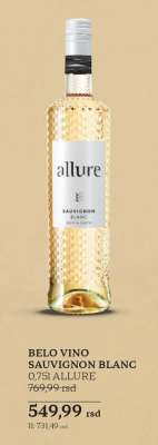 BELO VINO SAUVIGNON BLANC 0,75l ALLURE