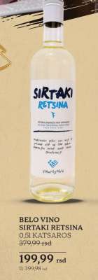BELO VINO SIRTAKI RETSINA 0,5l KATSAROS