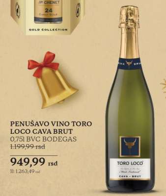 PENUŠAVO VINO TORO LOCO CAVA BRUT