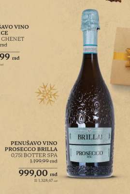 PENUŠAVO VINO PROSECCO BRILLA