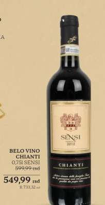 BELO VINO CHIANTI 0,751 SENSI