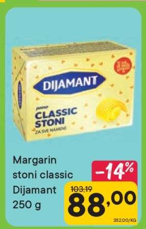 Margarin stoni classic Dijamant