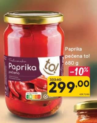Paprika pečena TO!