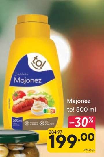 Majonez TO! 500 ml