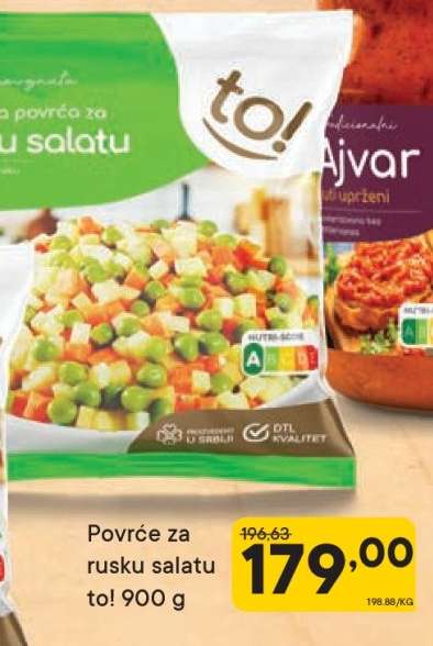 Povrće za rusku salatu to!