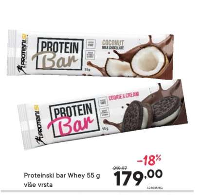 Proteinski bar Whey 55 g