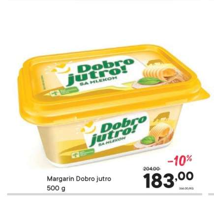 MARGARIN DOBRO JUTRO