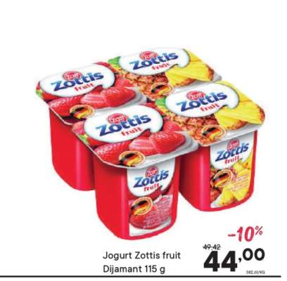Jogurt Zottis fruit