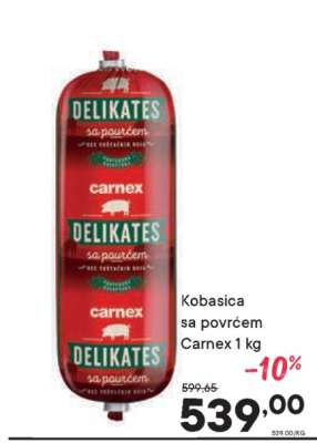 Kobasica sa povrćem Carnex 1 kg