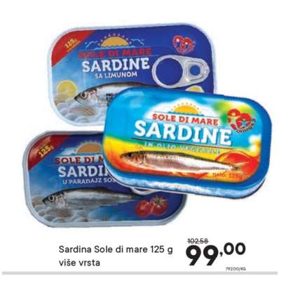 Sardina Sole di Mare 125 g