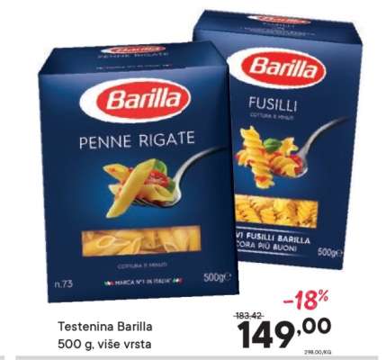 Testenina Barilla