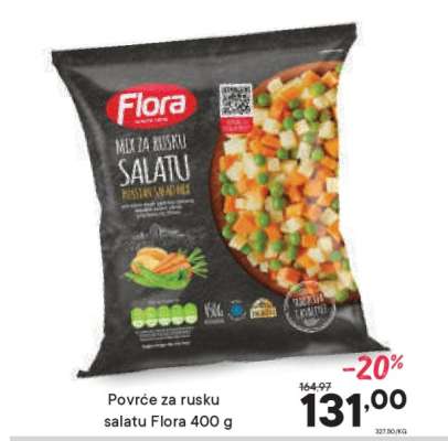 Povrće za rusku salatu Flora 400 g