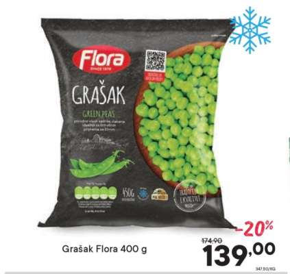 Grašak Flora 400 g