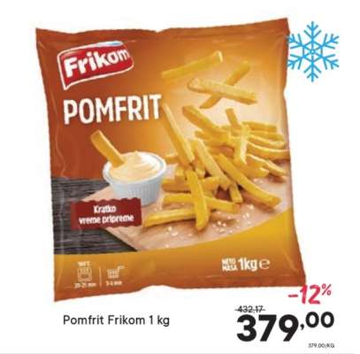 Pomfrit Frikom 1 kg
