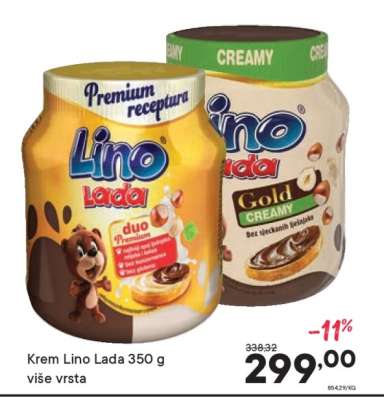 Krem Lino Lada 350 g više vrsta