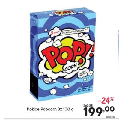 Kokice Popcorn 3x 100 g